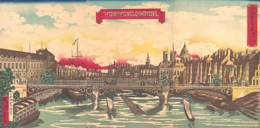 Ansicht von London, der Wohlstand der Länder: London, England, September 1872