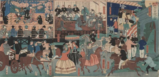 Ausländer auf Tour in Yokohama