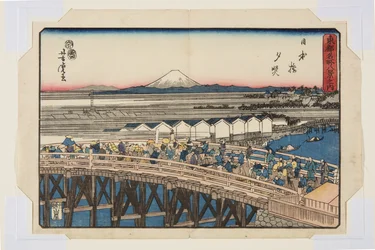 Nihonbashi: Sonnenuntergang (Nihonbashi sekishō)