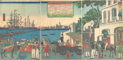 Der Hafen von London, England, 2. Monat, 1862