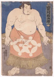 Der Sumō-Ringer Takaragawa Ishigorō