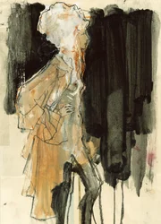 Elegante Modeskizze