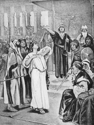 Athalia hört die Proklamation von Joash, 837 v. Chr.