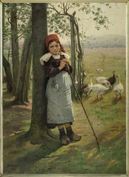 Das Gänsemädchen, ca. 1885