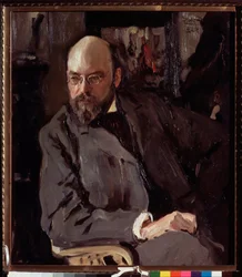 Porträt des Künstlers Ilya Ostroukhov