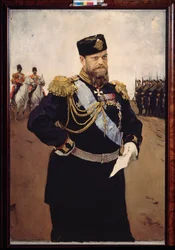 Porträt von Kaiser Alexander III. (1845-1894)