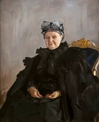 Porträt von Maria Fedorovna Morozova