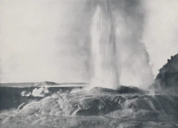 Geysir, Neuseeland, 1924
