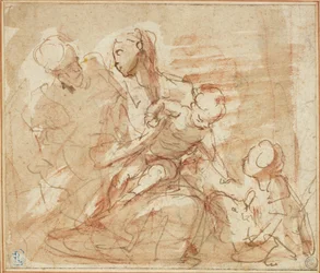 Heilige Familie mit dem kleinen Johannes dem Täufer