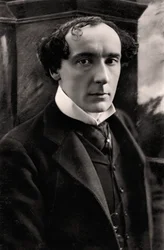 Harry Brodribb Irving 1870-1919, englischer Schauspieler, frühes 20. Jahrhundert