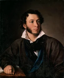 Porträt des Schriftstellers Alexander Puschkin