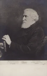 Iwan Turgenew, russischer Romanautor, Kurzgeschichtenschreiber und Dramatiker