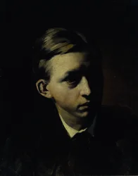 Porträt des Malers Nikolai Alexejewitsch Kasatkin 1859-1930, 1876