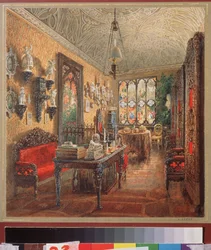 Das Büro im Jussupow-Palast in Sankt Petersburg