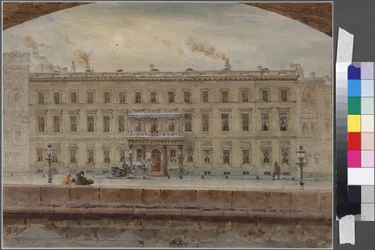Das Reservehaus des Winterpalastes, von Vasily Semyonovich Sadovnikov (1800-1879)