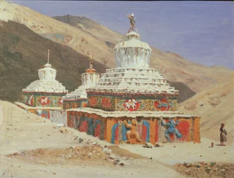 Chorten in Ladakh, 1875