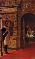 Marschall Davout im Chudov-Kloster in Moskau im Kreml