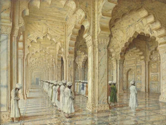 Die Perlenmoschee in Agra