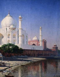 Das Taj Mahal in Agra