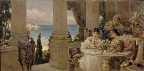 Auf der Terrasse