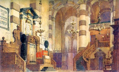 Bühnenbild für die Oper 