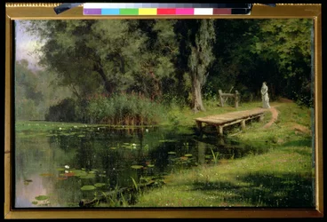 Der überwucherte Teich, 1880