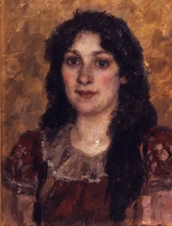 Porträt der Frau des Künstlers, 1888