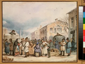 Der Heumarkt in Sankt Petersburg