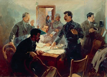 Der Stab der Oktoberrevolution von 1917