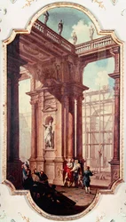 Baustelle einer Villa in Venetien