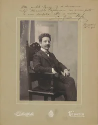 Porträt des Organisten und Komponisten Marco Enrico Bossi 1861-1925, ca. 1900