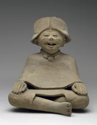 Sitzende Frau, 300-600 n. Chr.