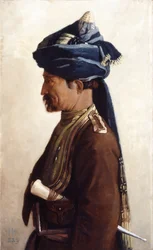 Mohamed, ein Jemadar der 5. Bengalischen Kavallerie