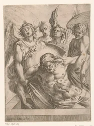 Engel mit dem Körper Christi