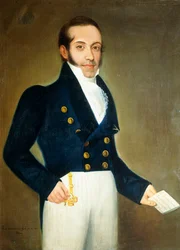Porträt von Don Agustin de las Heras y Carazo, 1828