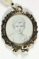 Zeichnung eines Kindes, traditionell als Napoleon II identifiziert