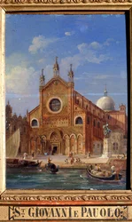 Die Kirche Santi Giovanni e Paolo San Zanipolo, 19. Jahrhundert