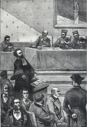 Biographie populaire illustrée de Gambetta - Beherrscht von der Eloquenz dieses Neuankömmlings