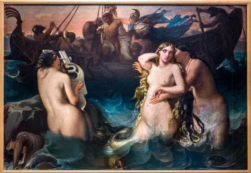 Odysseus und die Sirenen, vor 1848