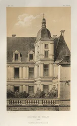 Architektur Pittoresque oder Denkmäler des 15. und 16. Jahrhunderts: Schlösser Frankreichs des 15. und 16. Jahrhunderts: Pl. 33, Schloss von Tanlay (Yonne)