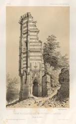 Turm des Schlosses von Montfort-l