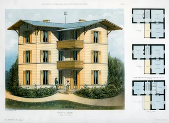 Landhaus, um 1860