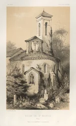 ...Pl.14, Eglise de St. Maurice Vienne, 1860
