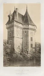 Pl. 91, Château de Tévray Eure, 1860