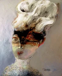 Moderne maskierte Frau