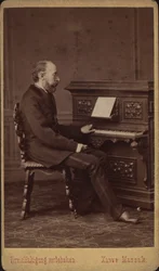 Porträt des Librettisten und Komponisten Franz Friedrich Richard Genée 1823-1895, ca. 1880-1885