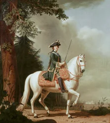 Zarin Katharina II. zu Pferd