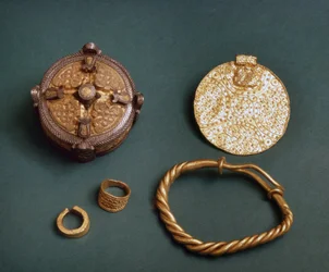 Wikinger-Schmuck aus Gotland, Schweden. 10. Jahrhundert. Stockholm, Historiska Museet