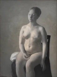 Sitzender weiblicher Akt, 1889