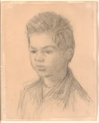 Porträt von Svend Hammershøi, Bruder des Künstlers